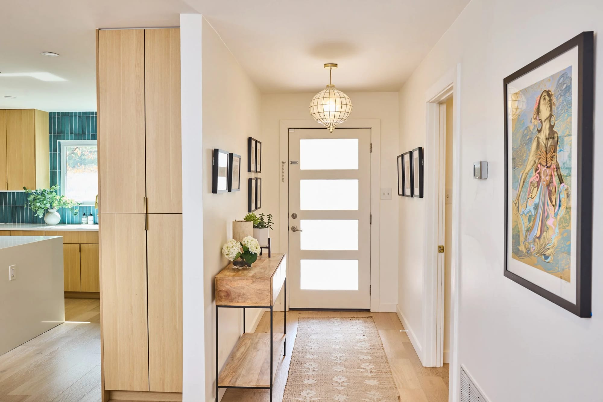 Barton Hills living area, Austin remodel