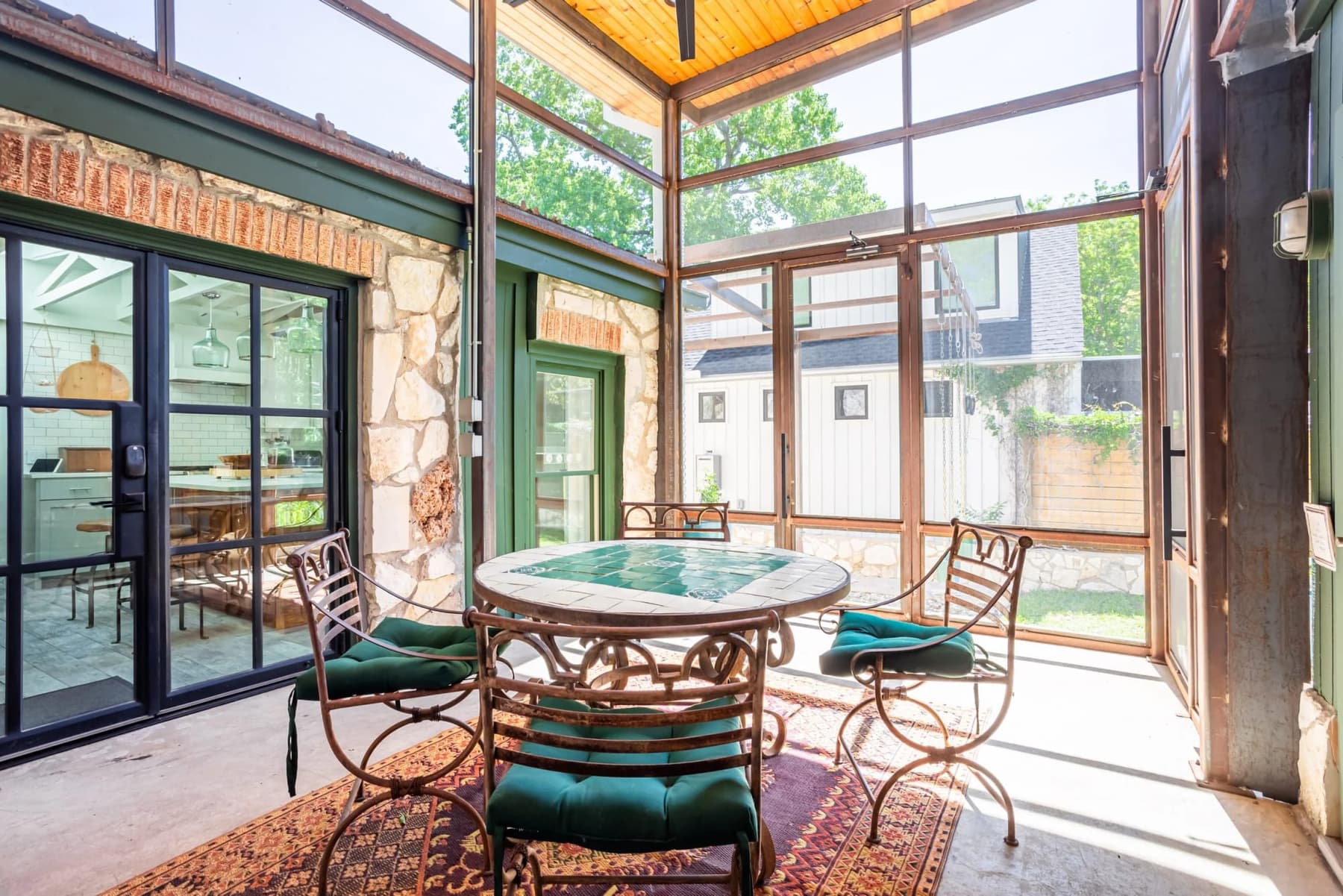 Zilker porch structure, Austin TX